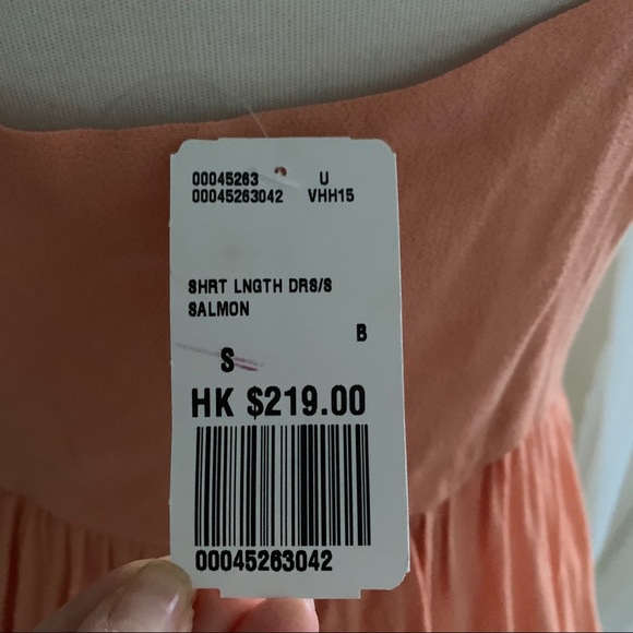 F21 Salmon Sundress - Picture 6 of 6